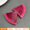 Accesorios para Exhibición de Ventanas de Limón Suave, Piezas de Decoración de Frutas Rebanadas de Plástico, Rodajas Falsas de Fresa, Imitación Realista