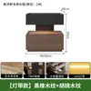 Mesita de noche minimalista de estilo italiano con compartimentos ocultos, con un aspecto lujoso y de alta gama, diseño flotante para uso en el dormitorio, con luces y almacenamiento