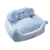 Casa para perro cuatro estaciones universal lavable nuevo estilo cálida otoño e invierno casa para gato lindo elefante sofá para mascotas nido para dormir cama para perro