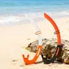 Snorkel de Silicona Húmedo Antiahogamiento para Snorkel y Buceo Libre de Adultos Equipo de Suministros para Entrenamiento de Natación Venta al por Mayor Transfronteriza