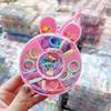 Mini cabeza de princesa en caja pinza pequeña de agarre flequillo pinza frente horquilla rota banda de goma para niños no lastima anillo para el pulgar venta al por mayor