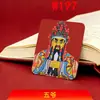 Pintura Thangka Pintada à Mão Núcleo do Buda Protetor dos Cinco Senhores Sem Embelezamento Dourado, Pingente da Montanha Wutai Thangka do Tibete