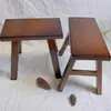 Venta Especial Liquidación Taburete Pequeño de Madera Maciza Taburete Pequeño Duradero Taburete Pequeño para el Hogar Taburete Grueso para Niños y Adultos Taburete de Madera
