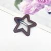 Horquilla de estrella pentagrama de cuero para mujer, clip lateral para flequillo, clip para cabello suelto, nuevo 2023, clip BB, horquilla, tocado al por mayor