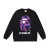 Otoño e invierno estilo japonés marca de moda cabeza de simio estampado de dibujos animados unisex joven suéter sudadera holgada venta al por mayor y dropshipping