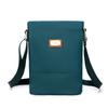 Bolso bandolera de nailon simple vertical de color liso para teléfono móvil, minibolso pequeño para mujer, bolso bandolera para teléfono móvil, monedero de un solo hombro