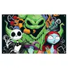 Tela de Fondo para Decoración de Halloween Bandera de Jardín Pancarta Pareados Día de Muertos Suministros para Fiesta en Bar Personalización de Banderas