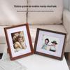 Moldura de madeira maciça tridimensional chanfrada para pendurar na parede a3 montagem de moldura personalizada 8k4 aberta Poster infantil de 12 polegadas e 16 polegadas
