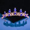 Adereço de Cabeça de Noiva Coreano Novo Vestido de Casamento Vestido de Noite Coroa de Noiva Strass Cristal Aniversário Cerimônia de Maioridade Performance Tiara