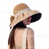Chapéu de Pescador para Viagem com Proteção Solar, Chapéu com Proteção para o Rosto e Sombreiro, Chapéu de Sol de Verão com Proteção UV, Chapéu de Sol com Aba Larga e Laço