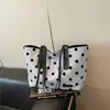 Bolso de Mano de Gran Capacidad de Moda Shuai Mi para Mujer, Nuevo Bolso de Hombro a la Moda, Bolso Tote de Lunares Elegante de Alto Valor