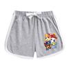 Traje de verano para bebé de niño y niña de dibujos animados del equipo Wang Wang, nuevo para niños, de algodón, manga corta, shorts, delgado de dos piezas, fino