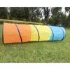 Túnel Arco-Íris para Jardim de Infância Brinquedo de Furo para Crianças Desenvolvimento de Interesse Infantil 120cm180cm
