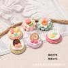 Nova cor de macaron comida e jogo diy acessórios de cabelo artesanais cabeça corda buraco sapatos geladeira adesivos chaveiro acessórios de jóias