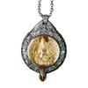 Colgante de plata tailandesa con mosaico de mamut y marfil del zodiaco Benmingfo Jiugong Bagua para hombres y mujeres, regalos de alta gama.