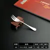 Cuchara de Punta de Acero Inoxidable Cuchara Redonda Cuchara para Sopa Cuchillo y Tenedor para Comida Occidental Comercial Vajilla Cuchillo y Tenedor para Filete Cuchara para Postre y Té Cuchara para Café
