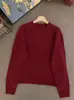 Suéter de Lã e Cashmere com Ponto Trançado para Mulheres, Direto da Fábrica Puyuan, Novo Estilo Outono e Inverno, 100% Lã Pura