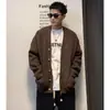 Suéter cárdigan de cuello en V para hombre Estilo Old Money Retro de alta gama Otoño e Invierno Suéter Comercio exterior al por mayor transfronterizo