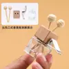 Frasco de Aromaterapia para Carro Casual 10ml Cordão Frasco de Perfume Vazio Saída de Ar Condicionado Mini Frasco Dispensador de Óleo Essencial Volátil