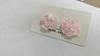 Aretes de botón de camelia blanca nuevos de primavera y verano Aguja de plata 925 Elegantes para niñas Aretes sencillos y a la moda Lindas joyas para las orejas
