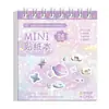 Libro de Pegatinas Mini Oso Kaba Mini Pegatinas para Uñas Material de Niña Decoración Patrón Pequeño Infantil Alto Valor