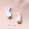 Divertido engraçado boneca manteiga cola decorativa diy resina jóias telefone shell hairpin material