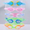 Gafas de natación de silicona para niños con forma de caricatura linda, se envían con caja para espejo