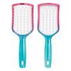 Peine de Costillas Esponjoso con Gradiente Electrochapado Peine de Peluquería High Skull Peine para el Cabello en Casa Peine Escudo de Masaje para Peinar Fábrica
