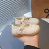 Zapatos Mary Jane de Cuero con Velcro para Bebé 2026 Nuevo Estilo Primavera y Otoño Zapatos Escolares para Niñas para Combinar con Faldas Bailarinas de Princesa