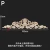 Dongyang Tallado en Madera Estilo Europeo Calcomanía Accesorios para Muebles Flores para Puertas de Madera Tallado Fino Calcomanías para Puertas de Gabinete Flores para Cabeceras Calcomanías de Madera Maciza Decoración