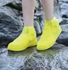 Cubrezapatos Impermeable de Látex a Prueba de Lluvia No Desechable para Turismo al Aire Libre Senderismo Viajes con Lluvia Cubierta para Pie de Manga para Hombres y Mujeres Adultos