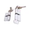Cilindro de Fechadura Universal para Portas Internas, Cilindro de Fechadura Totalmente de Cobre para Portas de Cômodo, Cilindro de Fechadura para Maçaneta de Porta de Madeira, Cilindro de Fechadura de Cômodo, Cilindro de Fechadura de Porta de Quarto