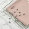 Acessórios para Nail Art de Coração Cro Rebite Menina Liga Mini Strass para Unhas Decoração de Unhas Decorações para Nail Art Pequenos Enfeites
