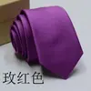 Corbata 1200 puntadas Ropa Formal de Negocios para Hombre 6cm Exquisitamente Hecha Alta Densidad Color Sólido Sarga Multicolor Corbata de Boda para Adulto
