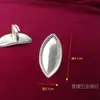 Joyería artesanal étnica Miao de Guizhou Accesorios de bordado Miao Anillo DIY de plata Miao Base vacía para anillo de bordado incrustado