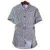 Camisa de Manga Corta para Hombre Verano Nueva Blanca de Manga Corta Juvenil Casual de Negocios Entrevista Trabajo Profesional Ropa Formal