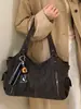 Bolso Tote de Gran Capacidad Nuevo de Nicho 2026 para Mujer, Lindo Bolso Retro para Hombro de Motociclista con Múltiples Bolsillos, Bolso Bandolera de un Solo Hombro
