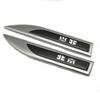 Beijing etiqueta lateral universal toda em metal carroceria aço inoxidável decoração adesivo de carro marca personalizada logo de carro modificado personalização