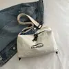Diseño de Nicho Casual Textura Simple Bolso Cuadrado Pequeño Moda Otoño Nuevo 2025 Elegante Bolso Cruzado de Hombro para Mujer