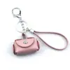 Moda Transfronteriza Colgante Creativo Cuero Ins Bolso de Mujer Llavero Metal Coche Colgante Pequeño Regalo