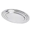 Travessa Oval Rasa 30cm Aço Inoxidável - Rojemac Profissional