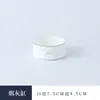 Juego de vajilla de alta gama con borde plateado, que incluye un plato para huesos, un cuenco y un plato, adecuado para restaurantes chinos, hoteles y uso comercial