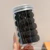 Cuerda Negra Simple para el Cabello, Gama Alta, Goma Elástica de Alta Elasticidad, Goma para el Cabello, Sin Marca, Sin Daño al Cabello, Goma para el Cabello, Accesorio Versátil para el Cabello para la Vida Diaria de las Mujeres
