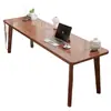 Escritorio de madera maciza pequeño apartamento uso doméstico adulto mesa larga moderno minimalista estudiante estudio escritorio de escritura dormitorio escritorio de computadora