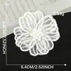 Parche Bordado de Lazo de Encaje de Dibujos Animados Lindos Accesorios para Diario DIY Broche Pasador Adornos para Joyería Parche de Tela