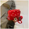 Moda Trendy Primavera 2026 Bolso Pequeño Cuadrado Casual Simple Texturizado Nicho Elegante Bolso de Hombro Cruzado para Mujer