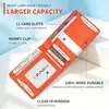En Stock Transfronterizo Nuevo RFID Cartera de Negocios para Hombre Ultra-delgada Plegable Porta Tarjetas Múltiples Ranuras para Tarjetas Portátil Simple Pequeña Cartera