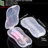 Caja de Embalaje de Almohadillas para Lactancia Antidesbordamiento, Caja Personalizada para la Dentición del Bebé, Tijeras para Alimentos Complementarios, Caja de Plástico PP, Caja para Chupón