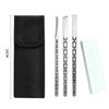 Gao Meng acero Yangzhou tres cuchillos técnico set de cuchillos para pedicura onicomicosis surco de uña para eliminar callosidades piel muerta cuchillo raspador de pies