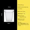 Copo de Café Descartável 500ml Copo para Chá com Leite de Plástico PET Copo para Gelo Bebida Embalada Copo para Chá de Frutas